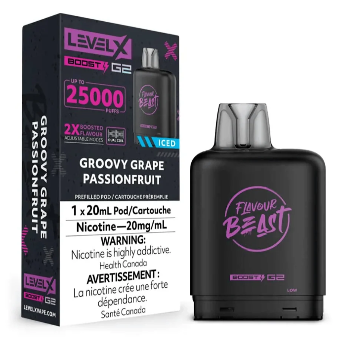LEVEL XBOOST G2 GROOVY GRAPE PASSIONFRUIT