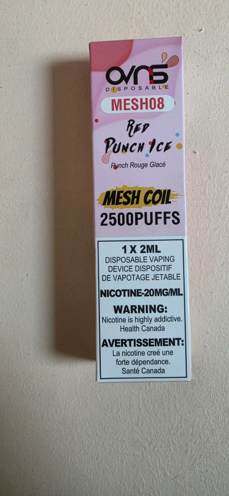 OVNS RED PUNCH ICE
