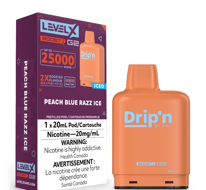 LEVEL XBOOST G2 PEACH BLUE RAZZ ICE