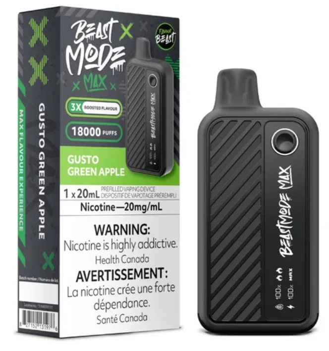 BEAST XMODZ MAX GUSTO GREEN APPLE