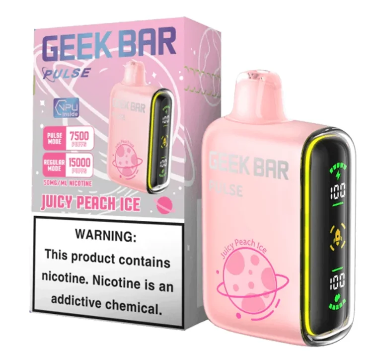 GEEK BAR PULSE X JUICY PEACH ICE