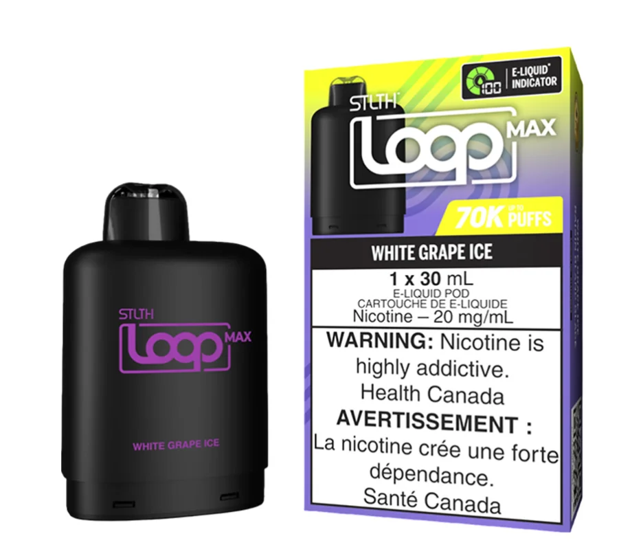 STLTH LOOP MAX WHITE GRAPE ICE