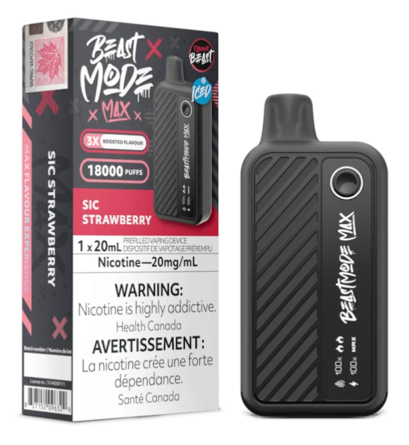 BEAST XMODZ MAX SIC STRAWBERRY