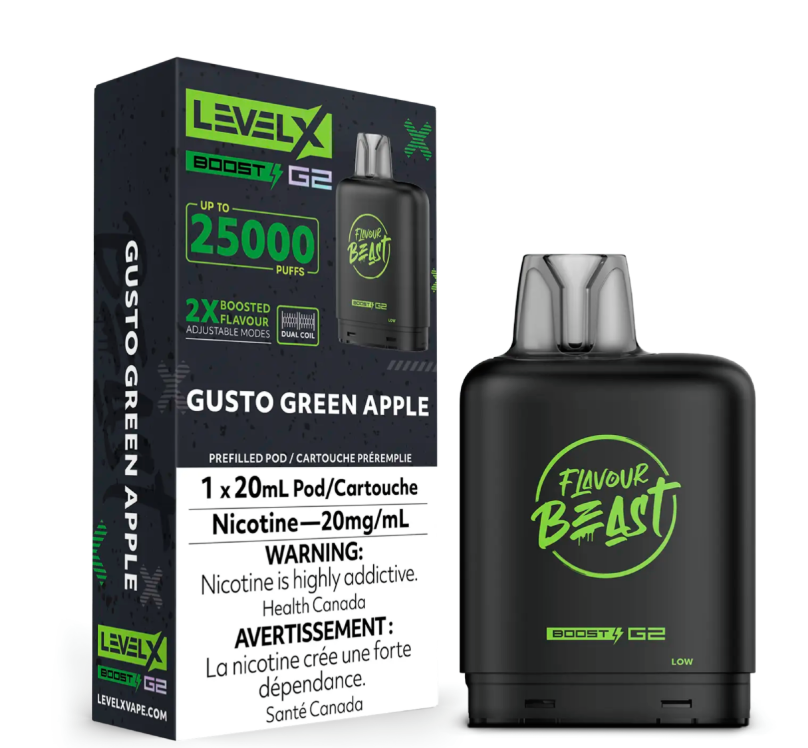 LEVEL XBOOST G2 GREEN APPLE